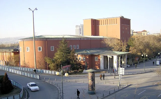 Exterior of Ankara’s opera building