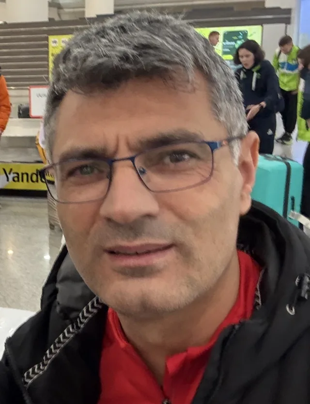 Yusuf Dikeç at Yerevan airport, 27 February 2026