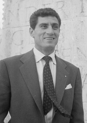 Historic Fenerbahçe player Lefter Küçükandonyadis in 1958