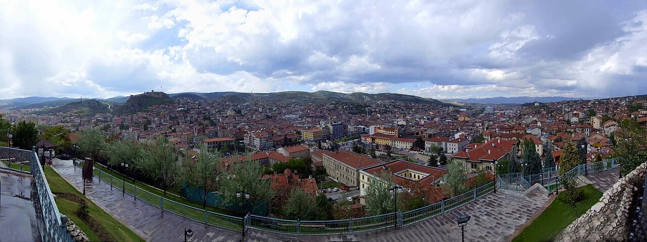 Kastamonu city panorama from the Clock Tower