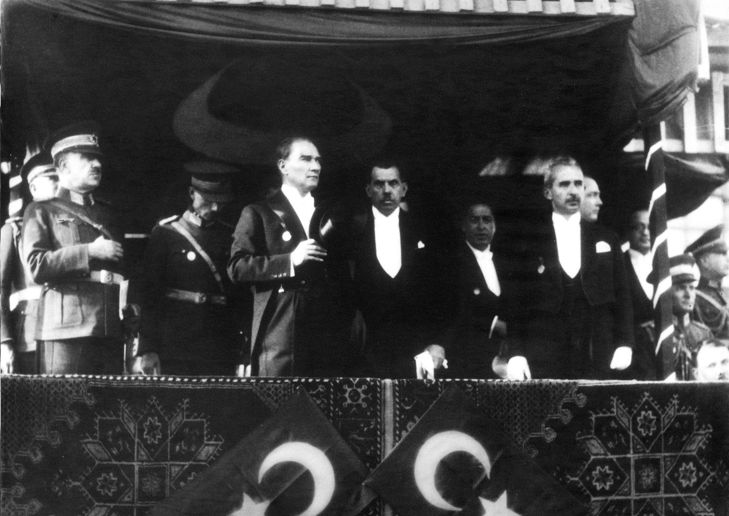 Atatürk delivering the Tenth Anniversary Speech in Ankara, 29 October 1933