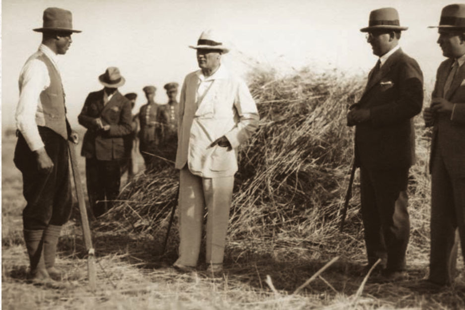 Atatürk at the Forest Farm in Ankara in 1929